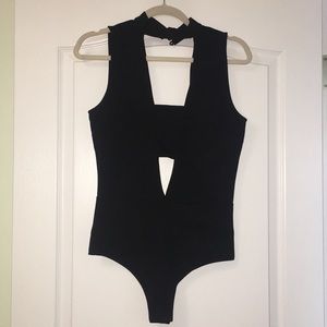 BNWT Black Cutout Bodysuit